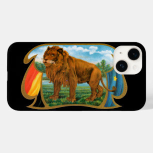 Klassieke Sigarettenlabel Kunst, Leeuw, Koning van Case-Mate iPhone 14 Hoesje