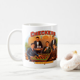 Klassieke sigarettenlabelkunst, Checkers Mild en M Koffiemok