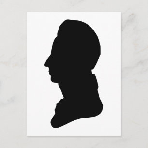 Klassieke Silhouet Briefkaart