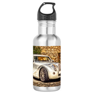 Klassieke Silver Sportauto Waterfles