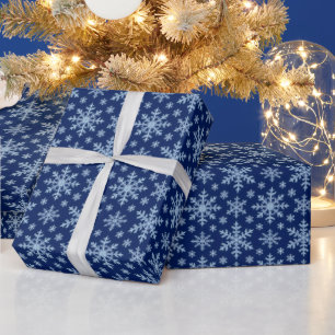 Klassieke Sneeuwvlokken Cadeaupapier