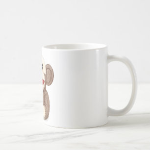 Klassieke socket aap koffiemok