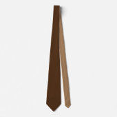Klassieke Sophisticated Solid Brown Professional Stropdas (Voorkant)