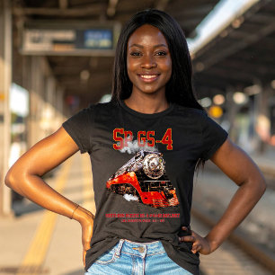 Klassieke Southern Pacific GS-4 Stoomlocomotief T-shirt