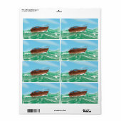 Klassieke speedboot etiket (Full Sheet)