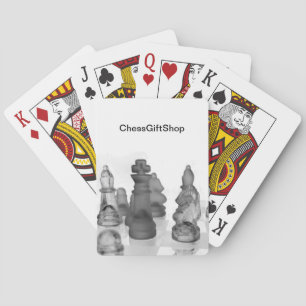 Klassieke speelkaarten met ChessGiftShop Logo.