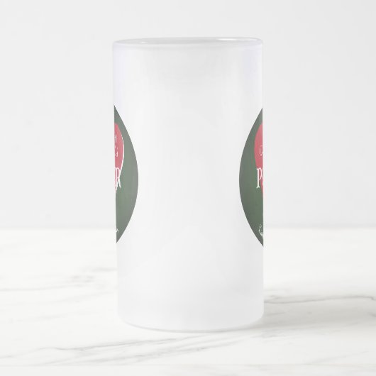 Klassieke Speelkaarten Poker Room Hart Matglas Bierpul (Center)