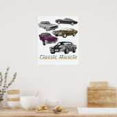 klassieke spier poster (Keuken)