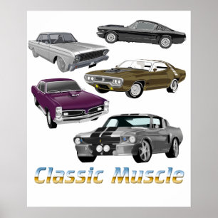 klassieke spier poster