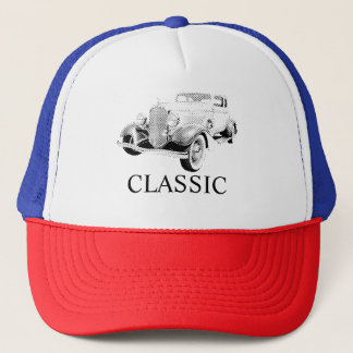 Klassieke sporthoed voor auto's trucker pet