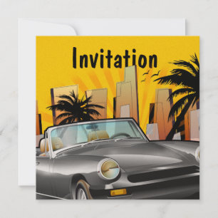 Klassieke sportwagen kaart