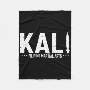 Klassieke spreuk Kali Filipijnse Vechtkunst Traini Fleece Deken