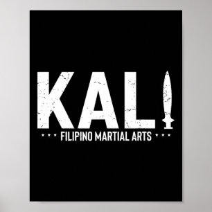 Klassieke spreuk Kali Filipijnse Vechtkunst Traini Poster