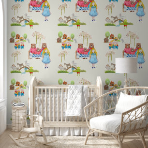 Klassieke sprookjes verhaal illustraties behang