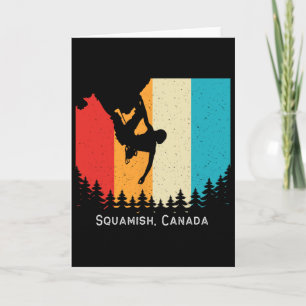 Klassieke Squamish, Canada Rotsklimmen Boulderen Kaart