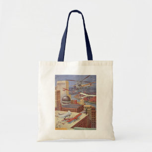 Klassieke stad uit sciencefiction, Victoriaans Ste Tote Bag