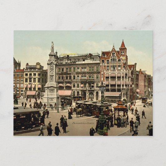 Klassieke stadsgezichten van Amsterdam foto, Briefkaart (Voorkant)
