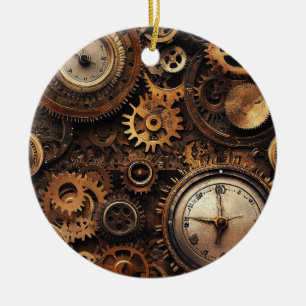 Klassieke Steampunk Kerst Ornament