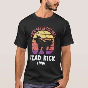 Klassieke Steen Papier Schaar Kopstoot Winst - Tae T-shirt