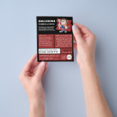 Klassieke stekker, stekker, Adverteren Flyer (Hand)