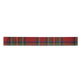 Klassieke Stewart Plaid voor een Tartan Christmas Lint