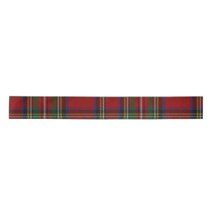 Klassieke Stewart Plaid voor een Tartan Christmas Lint
