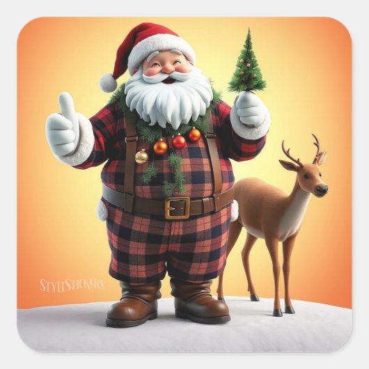 Klassieke sticker (Voorkant)