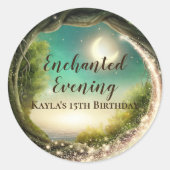 Klassieke Sticker voor vanavond (Voorkant)