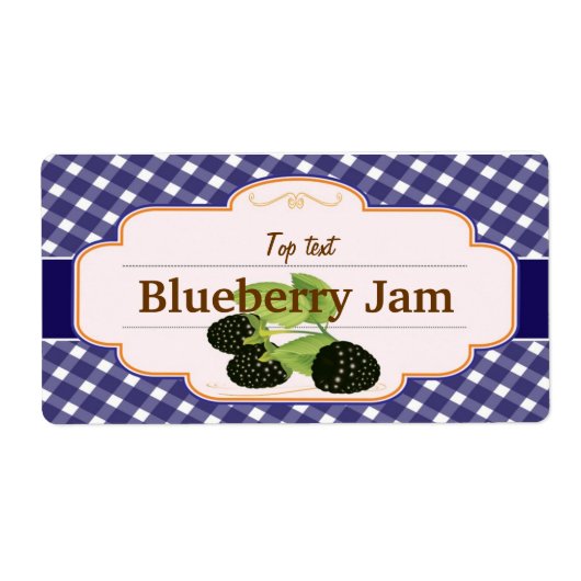Klassieke stijl Jam Jelly Mulberry Label (Voorkant)