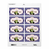 Klassieke stijl Jam Jelly Mulberry Label (Full Sheet)