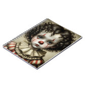 Klassieke stijl kleine clown | Notitieboek (Linkerzijde)