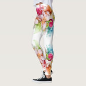 Klassieke stijlen Florals Leggings (Links)