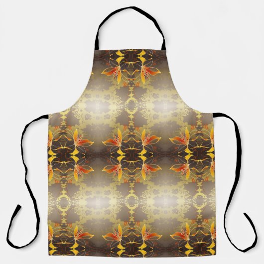 Klassieke stijlen kleuren schort (Voorkant)