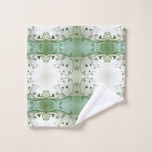 Klassieke stijlen scrollwork bad handdoek (Wasdoekje)
