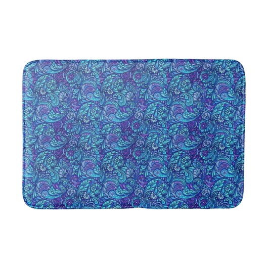 Klassieke stijlen scrollwork badmat (Voorkant)