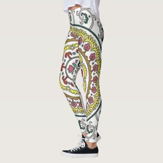 Klassieke stijlen scrollwork leggings (Links)