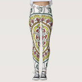 Klassieke stijlen scrollwork leggings (Voorkant)