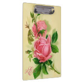 Klassieke  stijlroze roze roze klembord (Rechts)