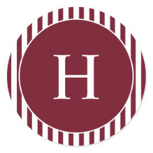 Klassieke Streep Elegant Monogram