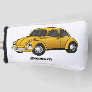 Klassieke striptekenfilm auto golfheadcover