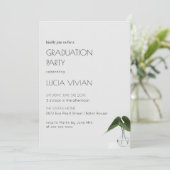 Klassieke Super Sample Plant Pot Graduation Party Kaart (Staand voorkant)