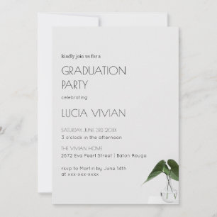 Klassieke Super Sample Plant Pot Graduation Party Kaart