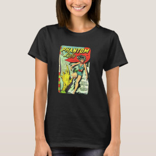 Klassieke Superheld Phantom Lady 1947 Misdaad Bust T-shirt