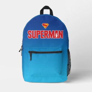 Klassieke Superman Bold Logo Bedrukte Rugzak