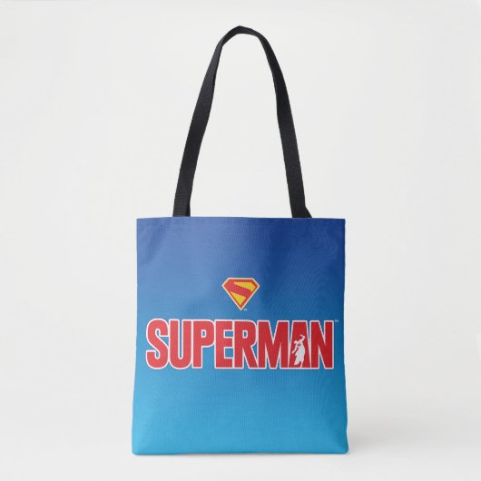 Klassieke Superman Bold Logo Draagtas (Voorkant)