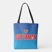 Klassieke Superman Bold Logo Draagtas (Achterkant)