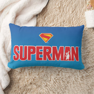Klassieke Superman Bold Logo Kussen
