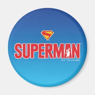 Klassieke Superman Bold Logo Magneet