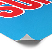 Klassieke Superman Bold Logo Poster (Hoek)