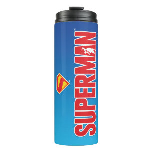 Klassieke Superman Bold Logo Thermosbeker